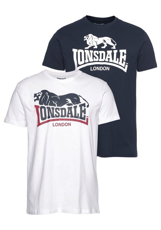 Lonsdale T-Shirt LOSCOE (Packung, 2-tlg., 2er-Pack) von Lonsdale