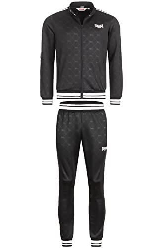 Lonsdale The Gentlemen Ashwell Track Suit Trainingsanzug (M, black/white) von Lonsdale