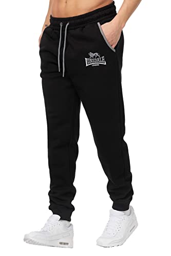 Lonsdale Two Tones Sweatpants Jogginghosen (Black, L) von Lonsdale