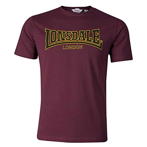 Lonsdale Unisex T-shirt Slim Fit Classic Langarmshirt, Ochsenblut, L EU von Lonsdale