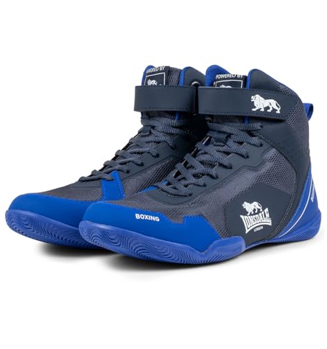 Lonsdale Unisex RUFFORD Boxschuhe, Marine Blau Weiß, 44 EU von Lonsdale