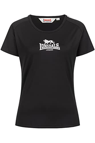 Lonsdale Women's Halyard T-Shirt, Black/White, S von Lonsdale