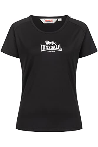 Lonsdale Women's Halyard T-Shirt, Black/White, XS von Lonsdale