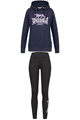 Lonsdale Damen Idover Sweatshirt, Navy/Black, S EU von Lonsdale