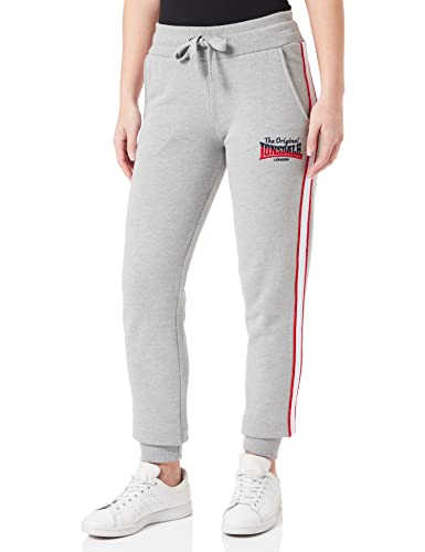 Lonsdale Women's KEEREEN Jogginghose, Marl Grey/Navy/Red, L von Lonsdale