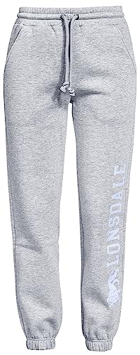 Lonsdale Women's PITTENTRAIL Sweatpants, Marl Grey Light/Pastel Blue, L von Lonsdale