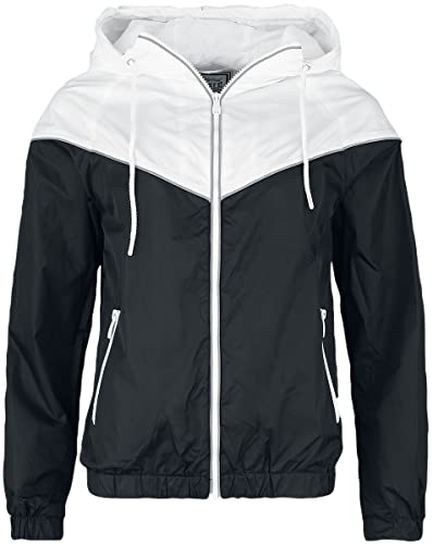 Lonsdale Women's SKERRAY Windjacke, Black/White, M von Lonsdale