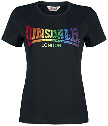 Lonsdale Damen Happisburg T Shirt, Schwarz, XL EU Lonsdale Damen Happisburg T Shirt, Schwarz, XL EU von Lonsdale