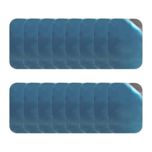 Lonwiner 16 Stück Metallplättchen Selbstklebend, Magnet Klebepads Klebemagnete mit Gegenstück Magnetplatte Selbstklebend Klebemagnete von Lonwiner