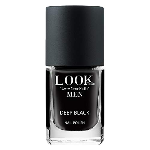 Look To Go • veganer Nagellack • DEEP BLACK MEN • 21-free & PETA approved • Made in Germany • 12ml von Look to go