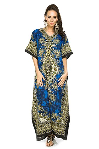 Looking Glam Neu Damen Überdimensional Maxi Kimono Kaftan Tunika Kaftan Damen Top Freie Größe von Looking Glam