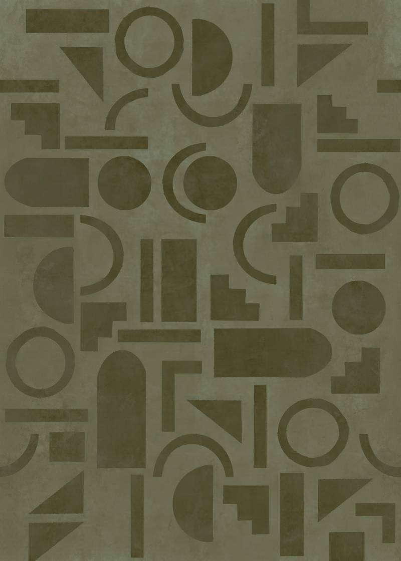 LOOKS by Wolfgang Joop Fototapete "Geo Green" 3D-Optik texturiert 200x270cm von Looks By Wolfgang Joop