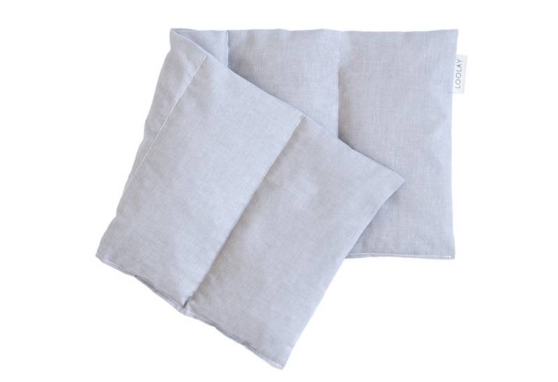 Loolay Kirschkernkissen groß 50x20cm 700g natürliches Wärmekissen Kältekompresse mit 5 Kammern, Regelschmerzen, Bauch-, Nacken- Rückenschmerzen Muskelverspannungen Menstruationsbeschwerden, PREMIUM GESCHENK - BEIGE, GRAU, ROSA, GELB, BLAU, GRÜN, LOOLAY® - 100% Europäische Stoffe und Kleinserien-Nähen! von Loolay