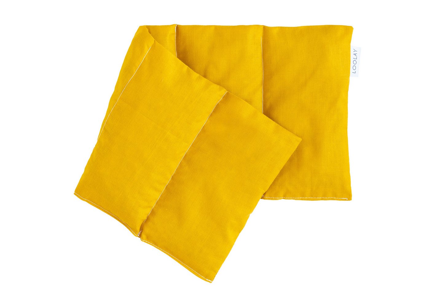 Loolay Kirschkernkissen groß 50x20cm 700g natürliches Wärmekissen Kältekompresse mit 5 Kammern, Regelschmerzen, Bauch-, Nacken- Rückenschmerzen Muskelverspannungen Menstruationsbeschwerden, PREMIUM GESCHENK - BEIGE, GRAU, ROSA, GELB, BLAU, GRÜN, LOOLAY® - 100% Europäische Stoffe und Kleinserien-Nähen! von Loolay