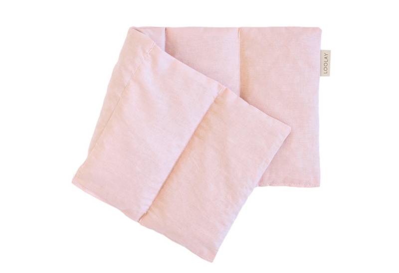 Loolay Kirschkernkissen groß 50x20cm 700g natürliches Wärmekissen Kältekompresse mit 5 Kammern, Regelschmerzen, Bauch-, Nacken- Rückenschmerzen Muskelverspannungen Menstruationsbeschwerden, PREMIUM GESCHENK - BEIGE, GRAU, ROSA, GELB, BLAU, GRÜN, LOOLAY® - 100% Europäische Stoffe und Kleinserien-Nähen! von Loolay