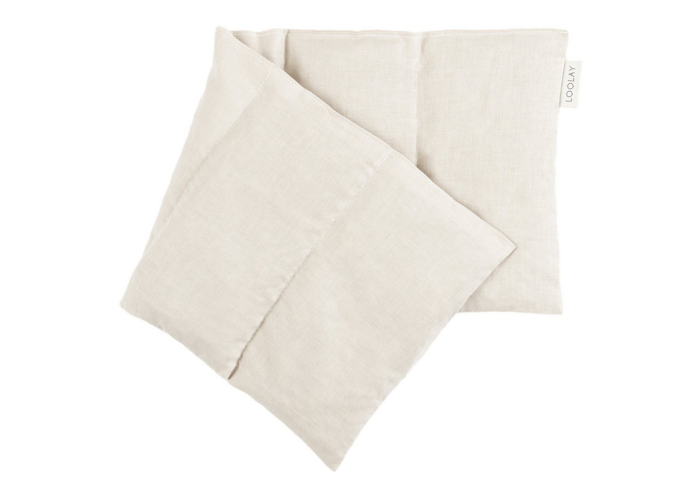 Loolay Kirschkernkissen groß 50x20cm 700g natürliches Wärmekissen Kältekompresse mit 5 Kammern, Regelschmerzen, Bauch-, Nacken- Rückenschmerzen Muskelverspannungen Menstruationsbeschwerden, PREMIUM GESCHENK - BEIGE, GRAU, ROSA, GELB, BLAU, GRÜN, LOOLAY® - 100% Europäische Stoffe und Kleinserien-Nähen! von Loolay