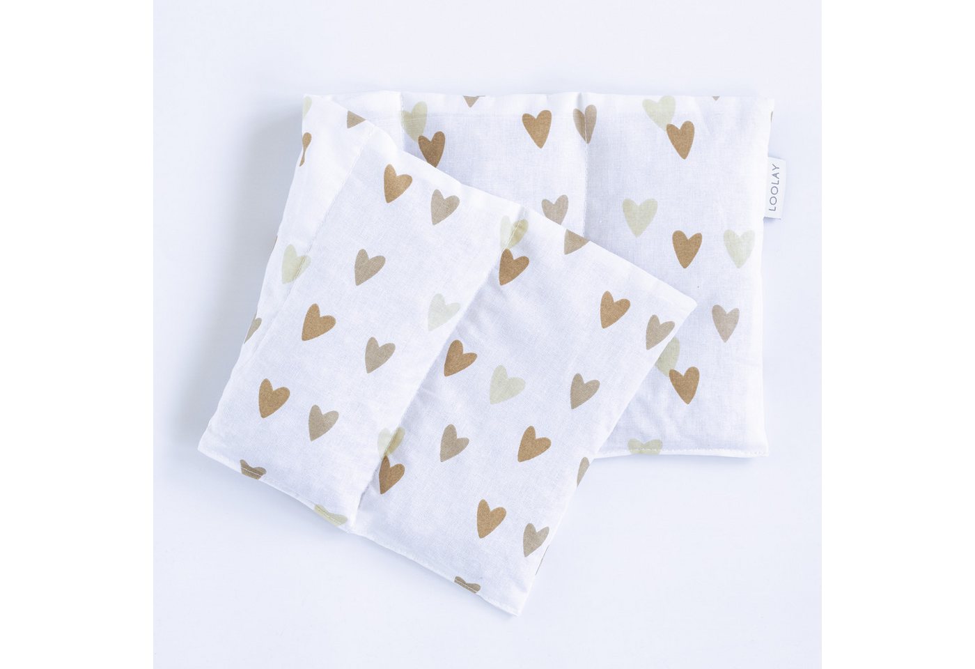 Loolay Kirschkernkissen groß 50x20cm 700g natürliches Wärmekissen Kältekompresse mit 5 Kammern, Regelschmerzen, Bauch-, Nacken- Rückenschmerzen Muskelverspannungen Menstruationsbeschwerden, PREMIUM GESCHENK - LOOLAY Bestseller MUSTER!, LOOLAY® - 100% Europäische Stoffe und Kleinserien-Nähen! von Loolay