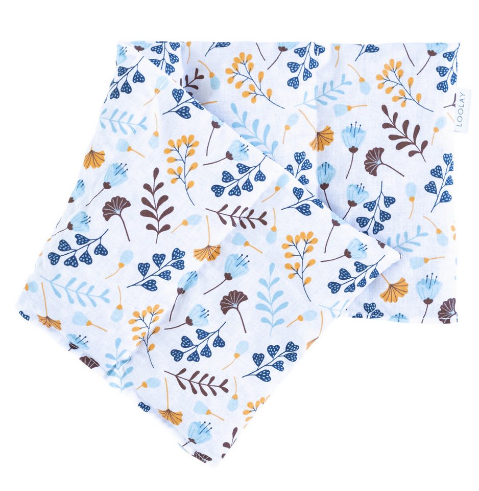 Loolay Kirschkernkissen groß 50x20cm 700g natürliches Wärmekissen Kältekompresse mit 5 Kammern, Regelschmerzen, Bauch-, Nacken- Rückenschmerzen Muskelverspannungen Menstruationsbeschwerden, PREMIUM GESCHENK - LOOLAY Bestseller MUSTER!, LOOLAY® - 100% Europäische Stoffe und Kleinserien-Nähen! von Loolay