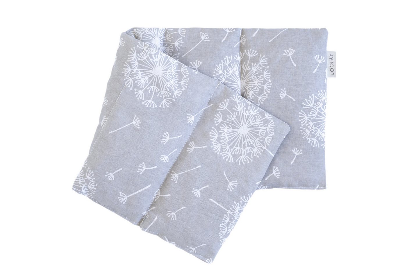 Loolay Kirschkernkissen groß 50x20cm 700g natürliches Wärmekissen Kältekompresse mit 5 Kammern, Regelschmerzen, Bauch-, Nacken- Rückenschmerzen Muskelverspannungen Menstruationsbeschwerden, PREMIUM GESCHENK - LOOLAY Bestseller MUSTER!, LOOLAY® - 100% Europäische Stoffe und Kleinserien-Nähen! von Loolay