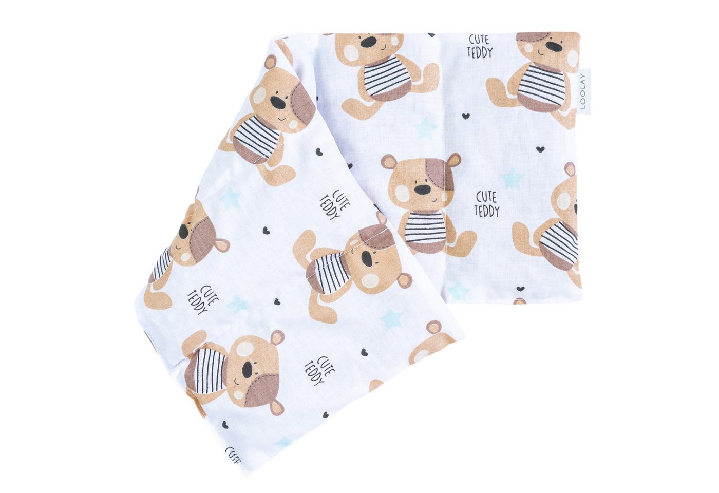 Loolay Kirschkernkissen groß 50x20cm 700g natürliches Wärmekissen Kältekompresse mit 5 Kammern, Regelschmerzen, Bauch-, Nacken- Rückenschmerzen Muskelverspannungen Menstruationsbeschwerden, PREMIUM GESCHENK - LOOLAY Bestseller MUSTER!, LOOLAY® - 100% Europäische Stoffe und Kleinserien-Nähen! von Loolay