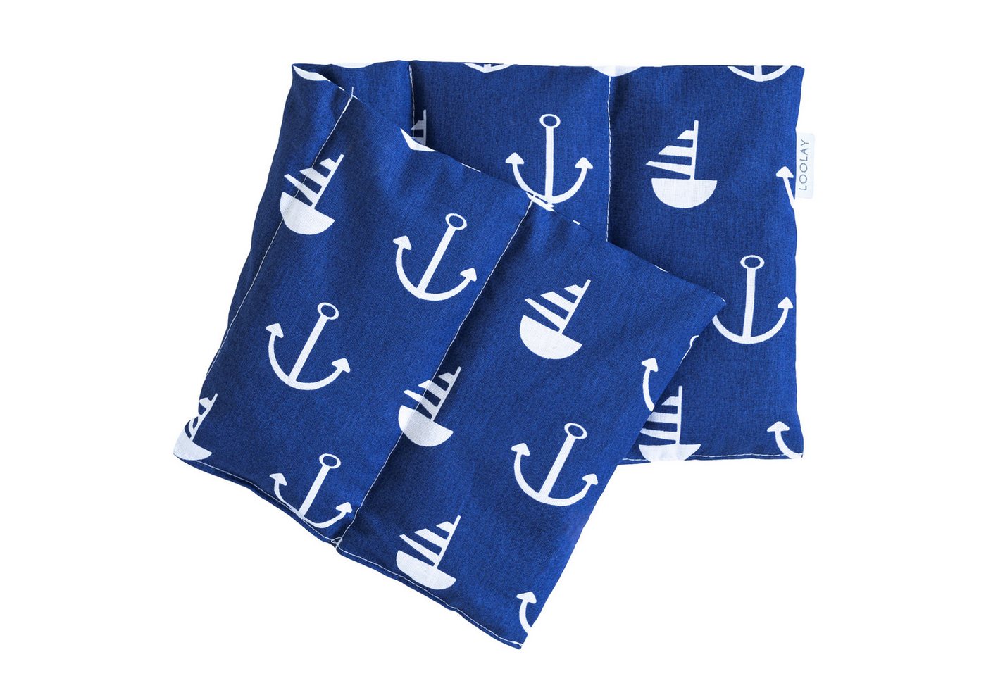 Loolay Kirschkernkissen groß 50x20cm 700g natürliches Wärmekissen Kältekompresse mit 5 Kammern, Regelschmerzen, Bauch-, Nacken- Rückenschmerzen Muskelverspannungen Menstruationsbeschwerden, PREMIUM GESCHENK - LOOLAY Bestseller MUSTER!, LOOLAY® - 100% Europäische Stoffe und Kleinserien-Nähen! von Loolay