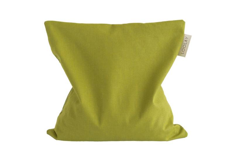 Loolay Kirschkernkissen hochwertig 20x20cm 300g natürliches Wärmekissen Kältekompresse, Regelschmerzen, Bauch-, Nacken- Rückenschmerzen Muskelverspannungen Menstruationsbeschwerden, PREMIUM GESCHENK - BEIGE, GRAU, ROSA, GELB, BLAU, GRÜN, LOOLAY® - 100% Europäische Stoffe und Kleinserien-Nähen! von Loolay