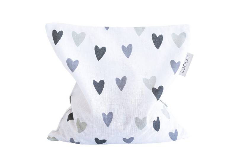 Loolay Kirschkernkissen hochwertig 20x20cm 350g natürliches Wärmekissen Kältekompresse, Regelschmerzen, Bauch-, Nacken- Rückenschmerzen Muskelverspannungen Menstruationsbeschwerden, PREMIUM GESCHENK - LOOLAY Bestseller MUSTER!, LOOLAY® - 100% Europäische Stoffe und Kleinserien-Nähen! von Loolay