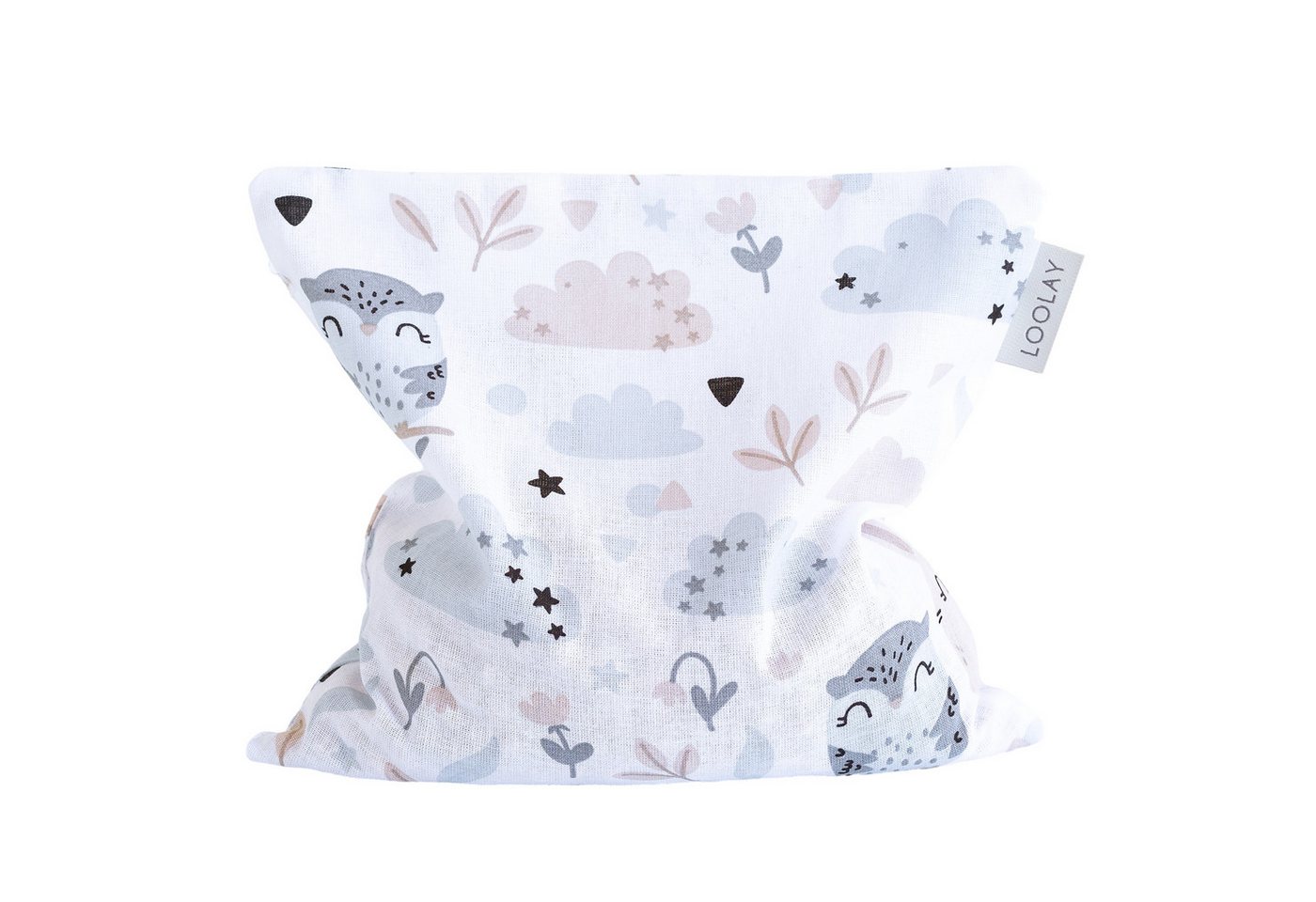 Loolay Kirschkernkissen hochwertig 20x20cm 350g natürliches Wärmekissen Kältekompresse, Regelschmerzen, Bauch-, Nacken- Rückenschmerzen Muskelverspannungen Menstruationsbeschwerden, PREMIUM GESCHENK - LOOLAY Bestseller MUSTER!, LOOLAY® - 100% Europäische Stoffe und Kleinserien-Nähen! von Loolay