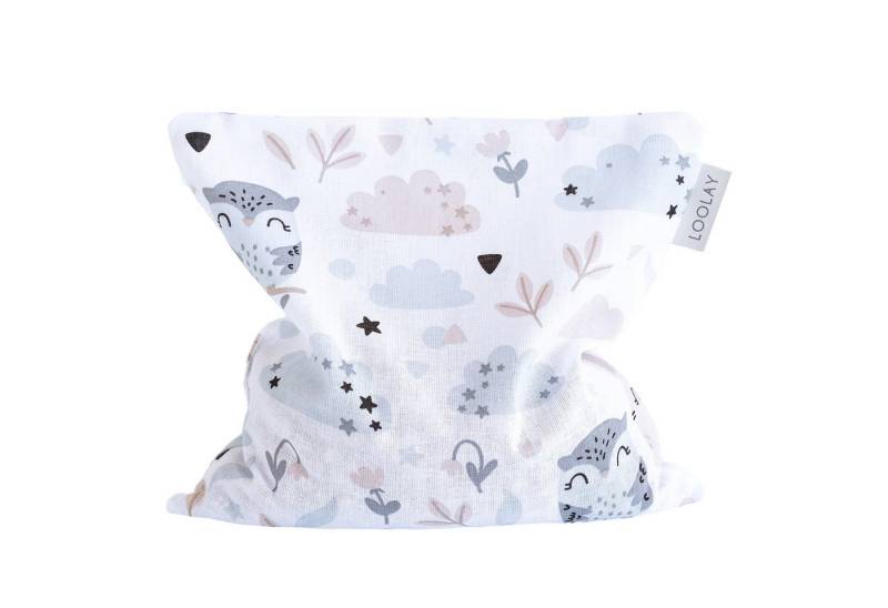 Loolay Kirschkernkissen hochwertig 20x20cm 350g natürliches Wärmekissen Kältekompresse, Regelschmerzen, Bauch-, Nacken- Rückenschmerzen Muskelverspannungen Menstruationsbeschwerden, PREMIUM GESCHENK - LOOLAY Bestseller MUSTER!, LOOLAY® - 100% Europäische Stoffe und Kleinserien-Nähen! von Loolay