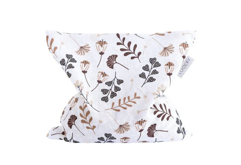 Loolay Kirschkernkissen hochwertig 20x20cm 350g natürliches Wärmekissen Kältekompresse, Regelschmerzen, Bauch-, Nacken- Rückenschmerzen Muskelverspannungen Menstruationsbeschwerden, PREMIUM GESCHENK - LOOLAY Bestseller MUSTER!, LOOLAY® - 100% Europäische Stoffe und Kleinserien-Nähen! von Loolay