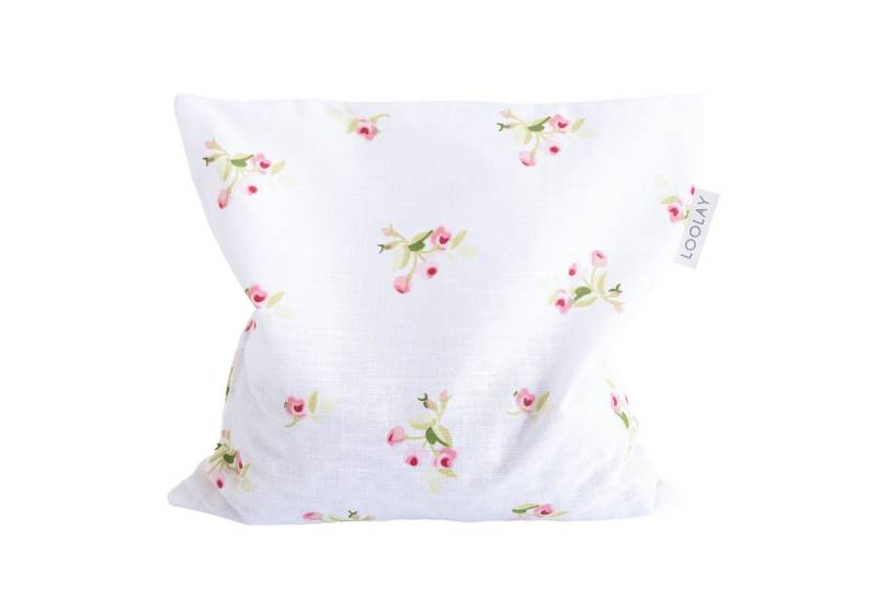 Loolay Kirschkernkissen hochwertig 20x20cm 350g natürliches Wärmekissen Kältekompresse, Regelschmerzen, Bauch-, Nacken- Rückenschmerzen Muskelverspannungen Menstruationsbeschwerden, PREMIUM GESCHENK - LOOLAY Bestseller MUSTER!, LOOLAY® - 100% Europäische Stoffe und Kleinserien-Nähen! von Loolay