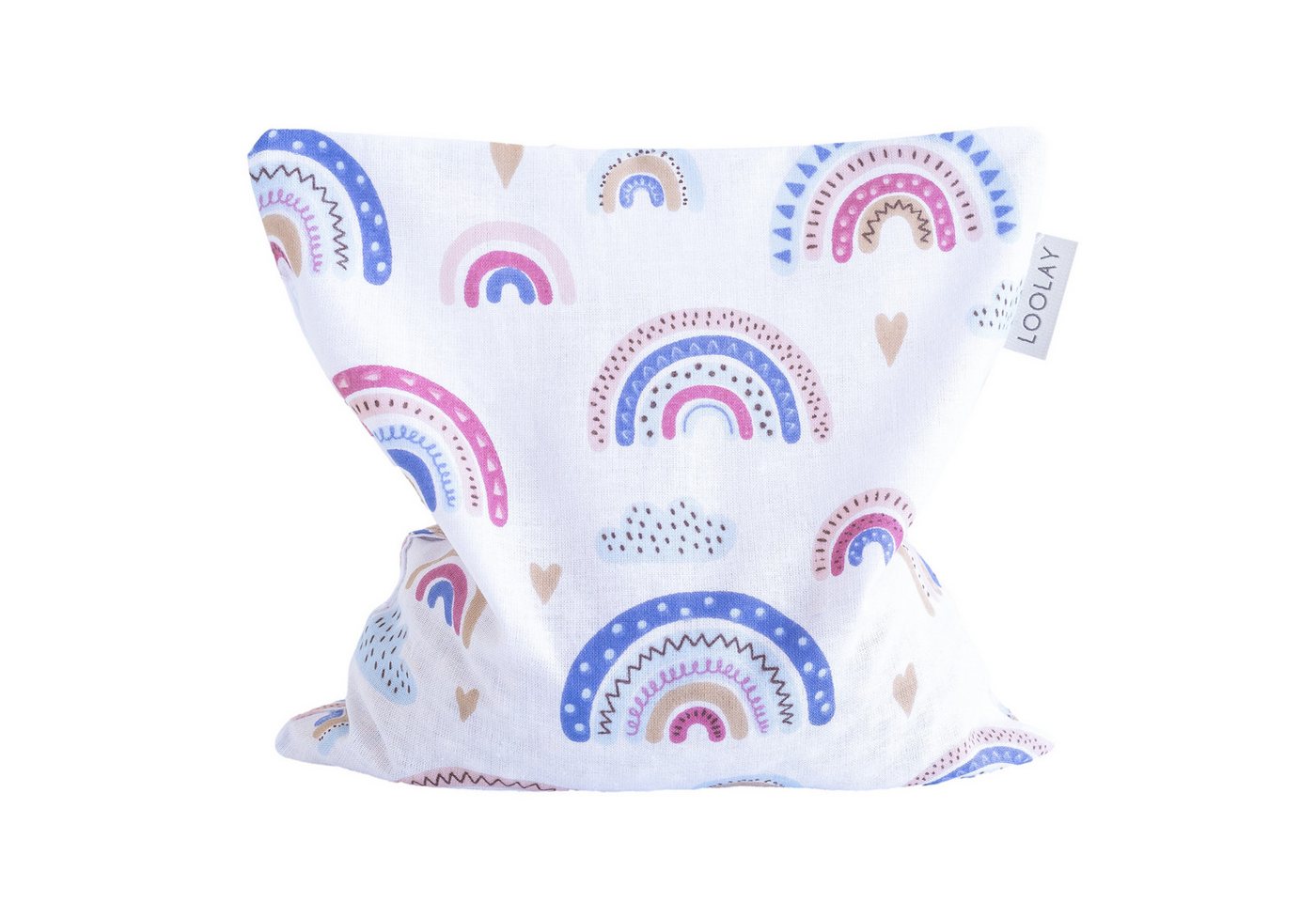 Loolay Kirschkernkissen hochwertig 20x20cm 350g natürliches Wärmekissen Kältekompresse, Regelschmerzen, Bauch-, Nacken- Rückenschmerzen Muskelverspannungen Menstruationsbeschwerden, PREMIUM GESCHENK - LOOLAY Bestseller MUSTER!, LOOLAY® - 100% Europäische Stoffe und Kleinserien-Nähen! von Loolay