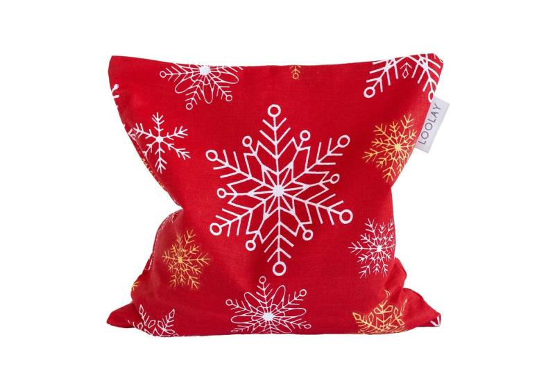 Loolay Kirschkernkissen hochwertig 20x20cm 300g natürliches Wärmekissen Kältekompresse, Regelschmerzen, Bauch-, Nacken- Rückenschmerzen Muskelverspannungen Menstruationsbeschwerden, PREMIUM GESCHENK - LOOLAY Bestseller MUSTER!, LOOLAY® - 100% Europäische Stoffe und Kleinserien-Nähen! von Loolay