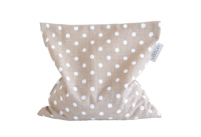 Loolay Kirschkernkissen hochwertig 20x20cm 350g natürliches Wärmekissen Kältekompresse, Regelschmerzen, Bauch-, Nacken- Rückenschmerzen Muskelverspannungen Menstruationsbeschwerden, PREMIUM GESCHENK - LOOLAY Bestseller MUSTER!, LOOLAY® - 100% Europäische Stoffe und Kleinserien-Nähen! von Loolay