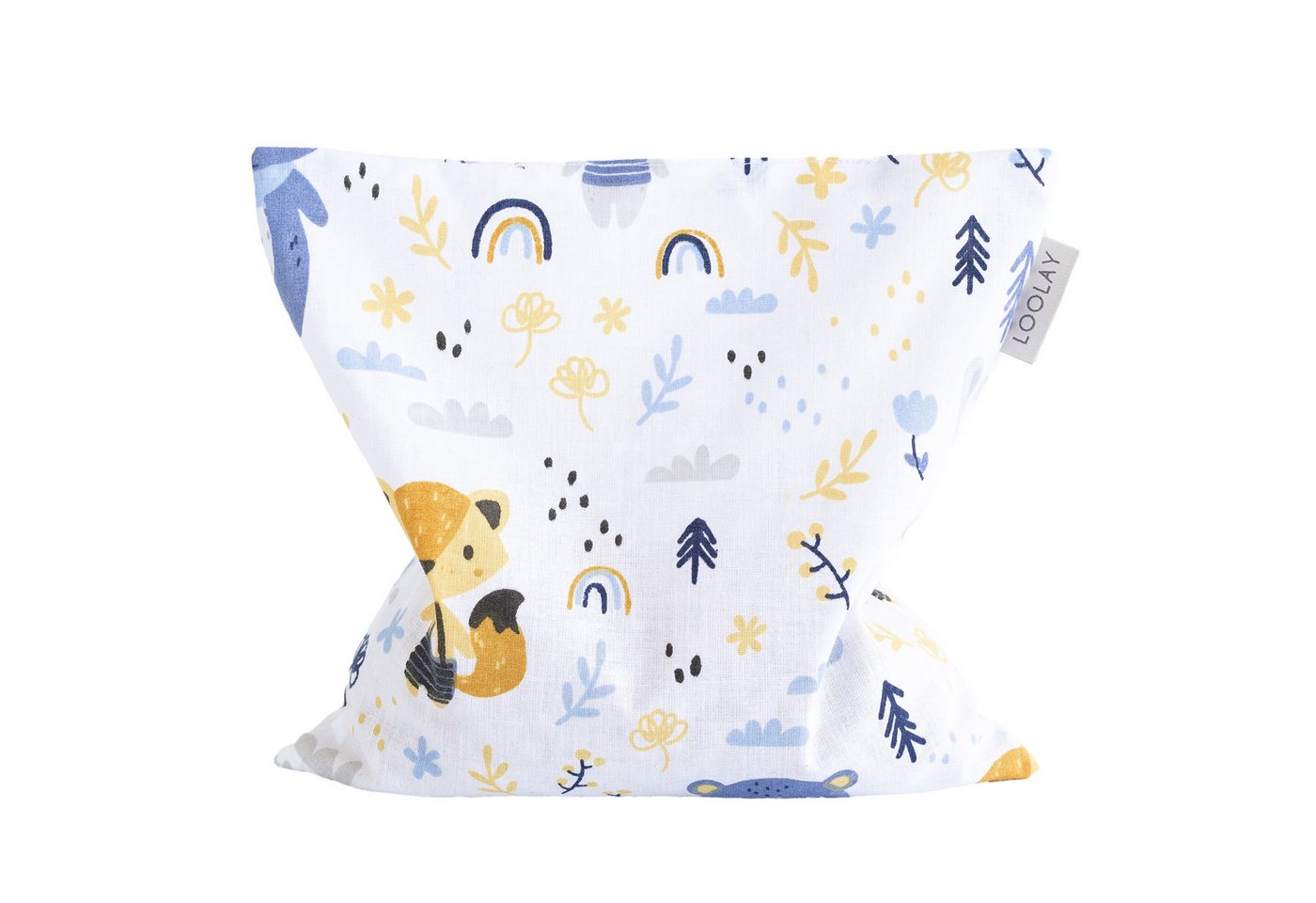 Loolay Kirschkernkissen hochwertig 20x20cm 350g natürliches Wärmekissen Kältekompresse, Regelschmerzen, Bauch-, Nacken- Rückenschmerzen Muskelverspannungen Menstruationsbeschwerden, PREMIUM GESCHENK - LOOLAY Bestseller MUSTER!, LOOLAY® - 100% Europäische Stoffe und Kleinserien-Nähen! von Loolay