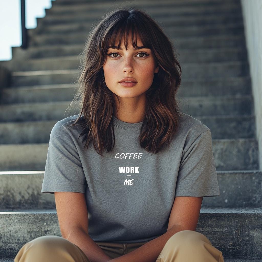 Funny Coffee Shirt | + Work = Me T-Shirt Gift For Lovers Perfect Social Jobs Funny Coffee Shirt | + Work = Me T-Shirt Gift For Lovers Perfect Social Jobs von LoomCloudz