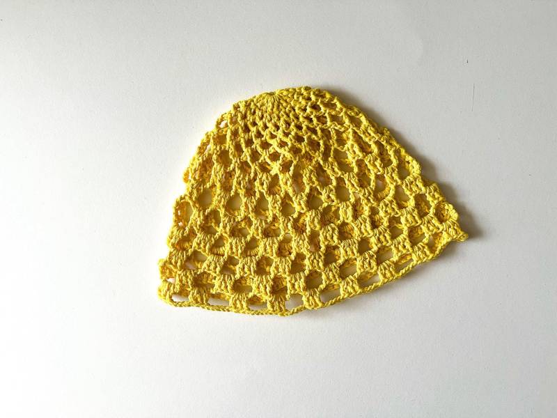 Gehäkelte Mesh Hut, Boho Sommer Beanie, Strand Handgemachte Festival Skull Cap von LoomiaCrafts