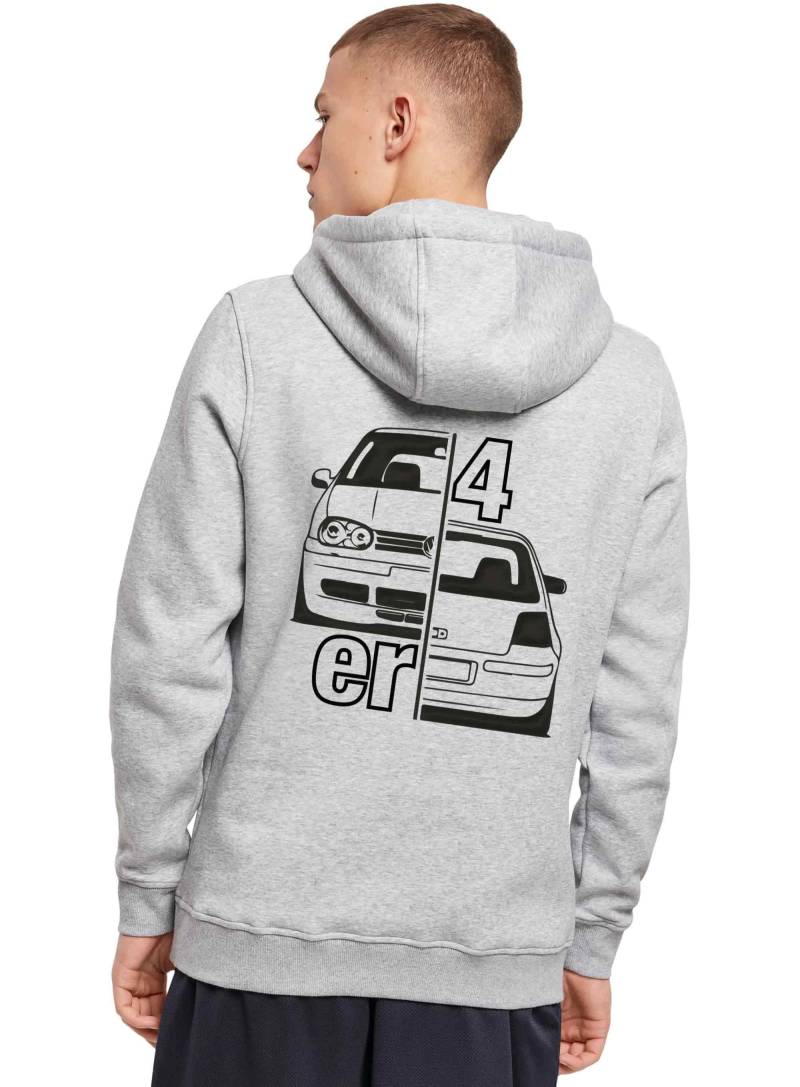 Hoody - 4Er Split, Vw Golf Print, Für Fans, Volkswagen & Oldtimer Geschenk Autoliebhaber, Youngtimer, Heavy von Loomley