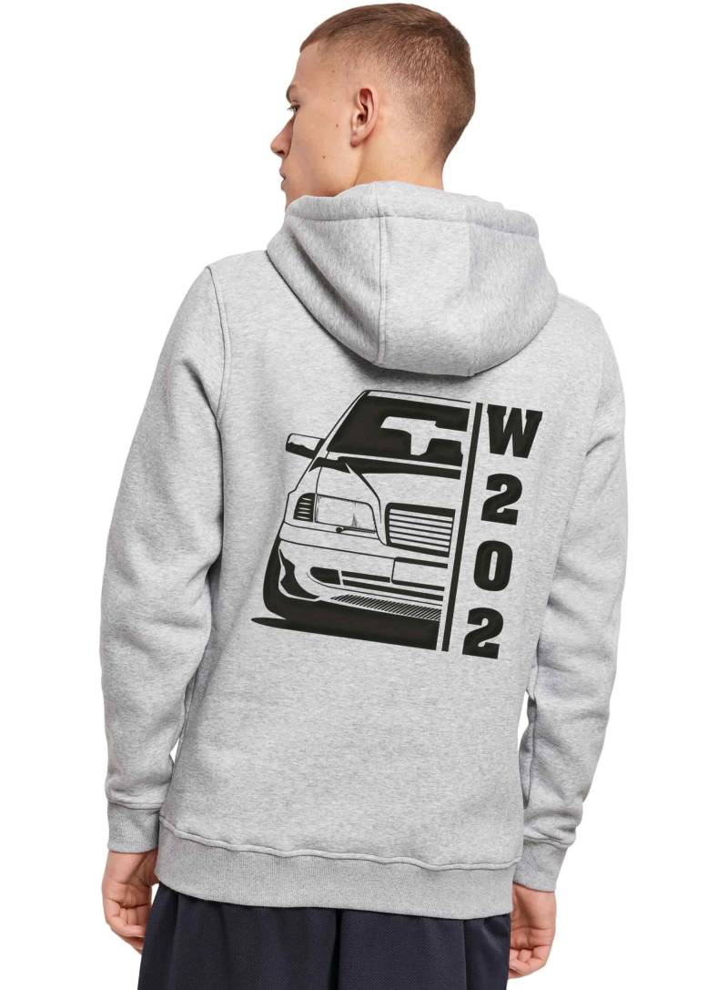 Hoody - W202 Für Alle Mercedes C-Klasse Fans, Vector Style Print, Youngtimer, S 202 Oldtimer, Heavy 300 Gramm von Loomley