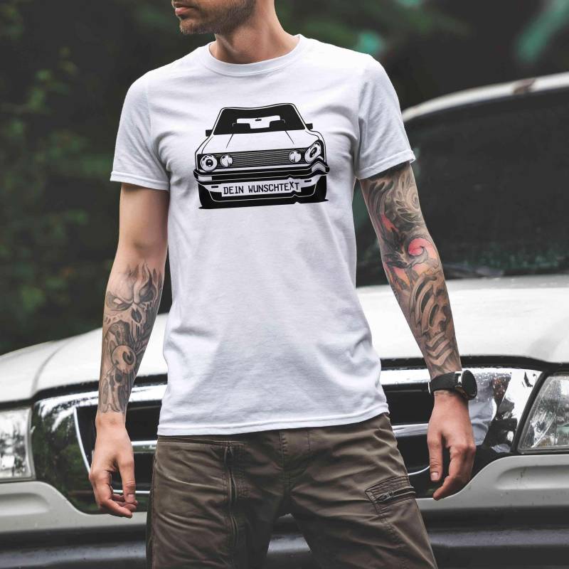 T-Shirt - Golf 1Er, Personalisierbar, Dein Wunschtext, Doppelscheinwerfer Mk1, Gti & Oldtimer Fans, Geschenk Für Petrolheads von Loomley