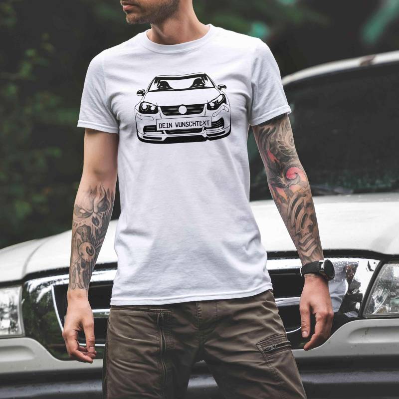T-Shirt Golf 5Er Print, Personalisierbar Mit Wunschtext Geschenk Für Petrolheads von Loomley
