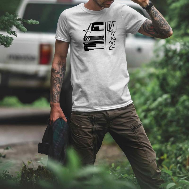 T-Shirt - Polo Mk2, Mk2 Print, Typ 86C, Für Gti & Oldtimer Fans, Geschenk Petrolheads, Autoliebhaber von Loomley