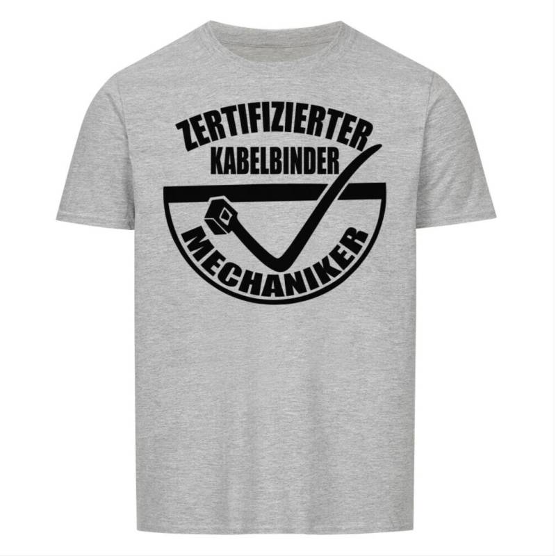 T-Shirt - Zertifizierter Kabelbinder Mechaniker, Für Autofans Und Petrolheads von Loomley