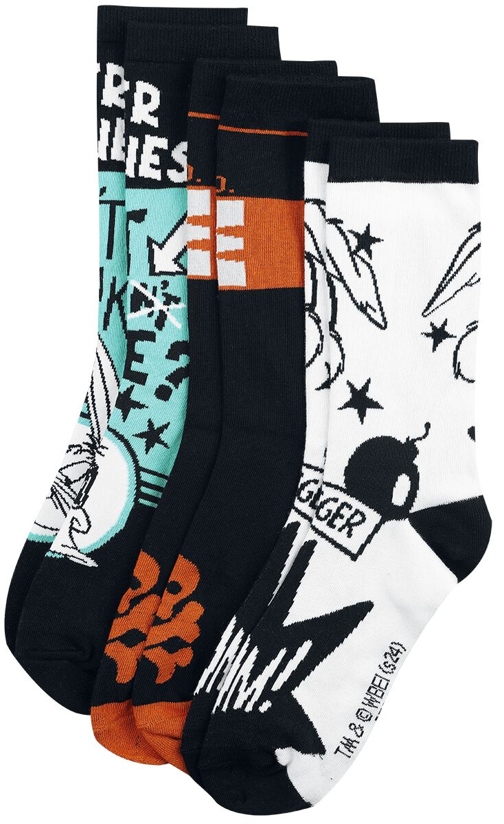 Looney Tunes ACME Socken multicolor in EU 39-42 von Looney Tunes