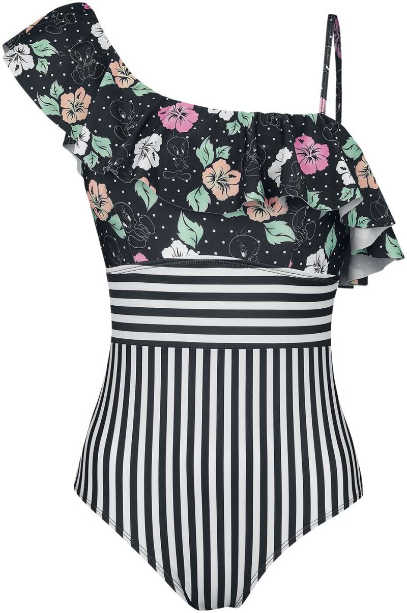 Looney Tunes Badeanzug - Tweety - S bis M - für Damen - Größe M - multicolor  - EMP exklusives Merchandise! von Looney Tunes