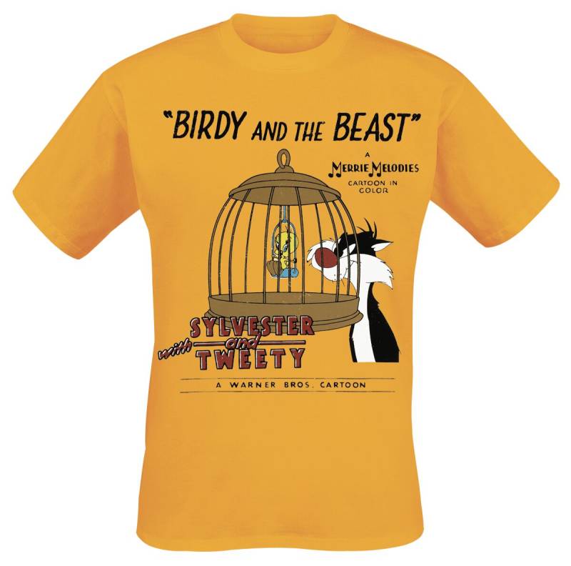 Looney Tunes Birdie And The Beast T-Shirt gelb in XL von Looney Tunes