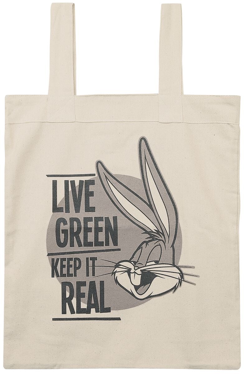 Looney Tunes Bugs Bunny - I Am Saving The Planet Rucksack natur von Looney Tunes