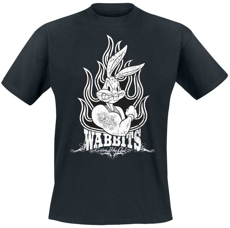 Looney Tunes Bugs Bunny - Wabbits T-Shirt schwarz in 3XL von Looney Tunes