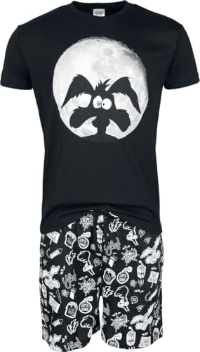 LOONEY TUNES Coyote Moonlight Männer Schlafanzug Multicolor L von LOONEY TUNES