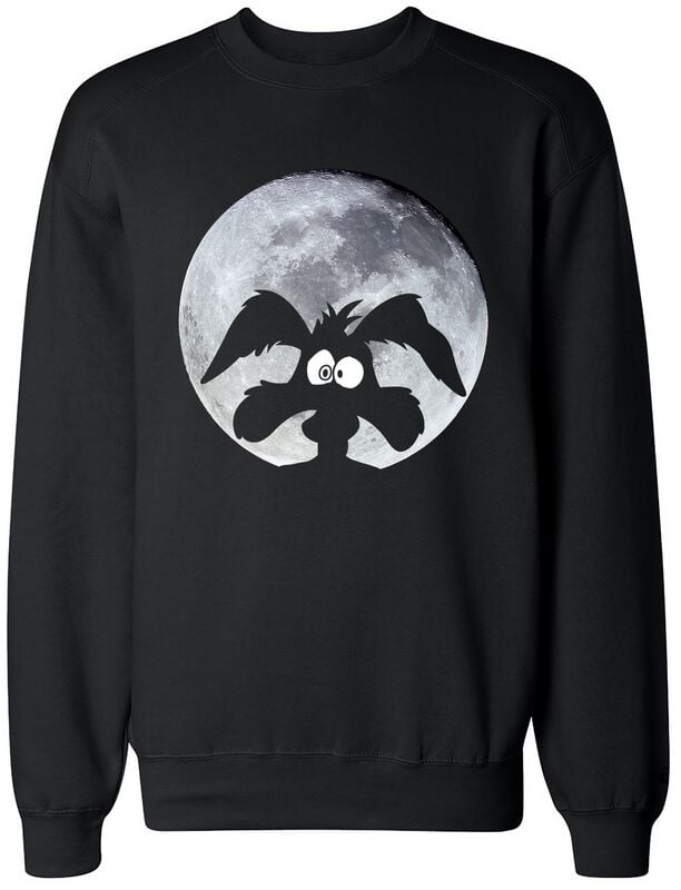 Looney Tunes Coyote - Moonlight Sweatshirt schwarz in XXL von Looney Tunes
